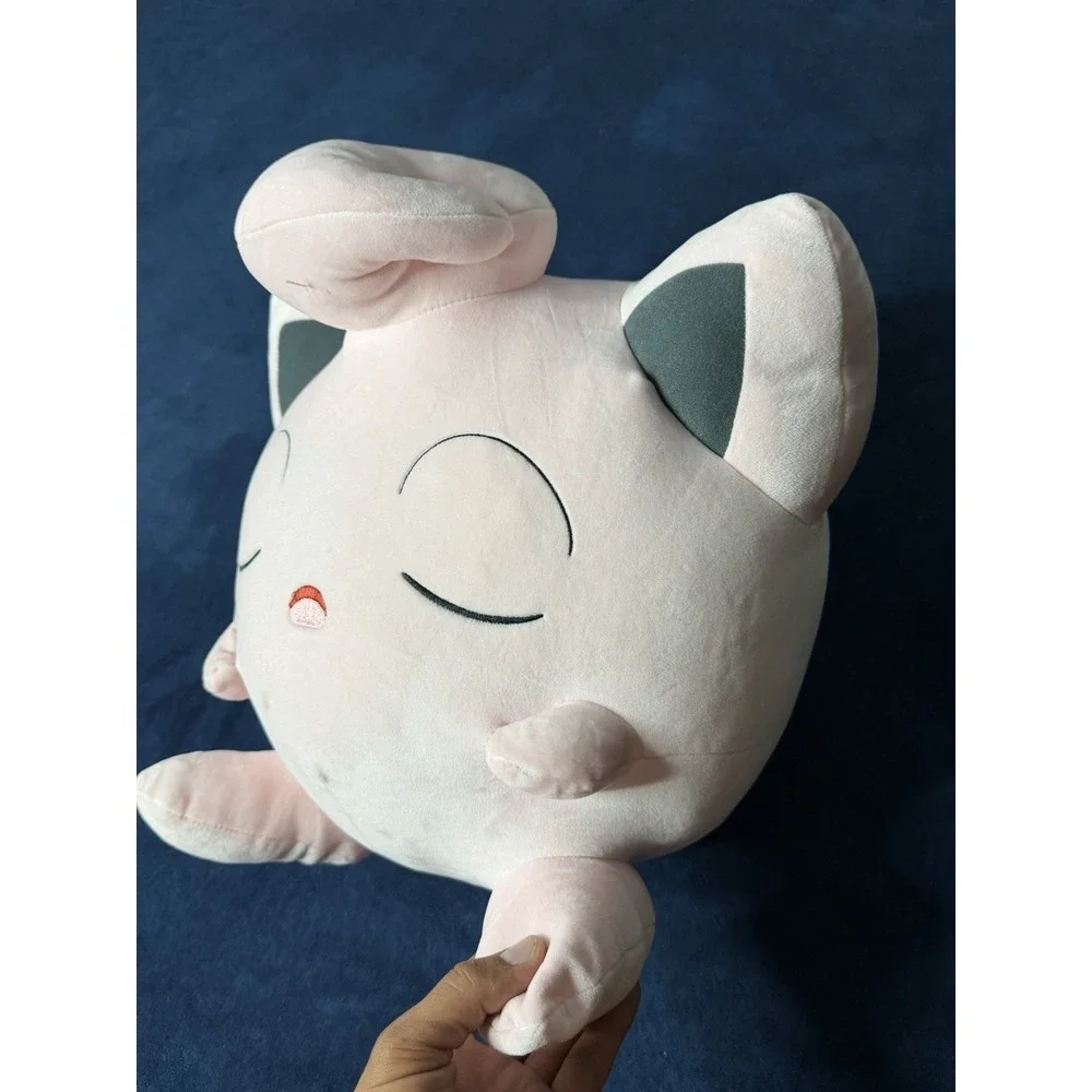 Official Pokemon Sleeping Jigglypuff 18 Inch Plush Gamefreak Jazwares Pink